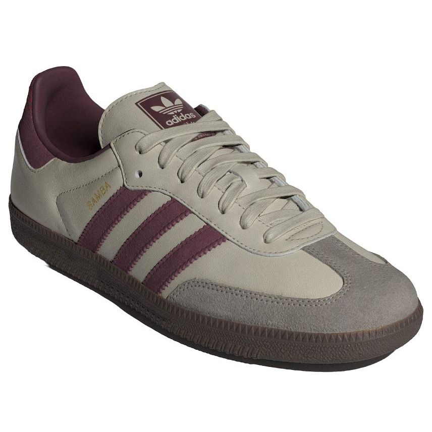 adidas Samba OG 'Putty Grey Maroon' ID1482