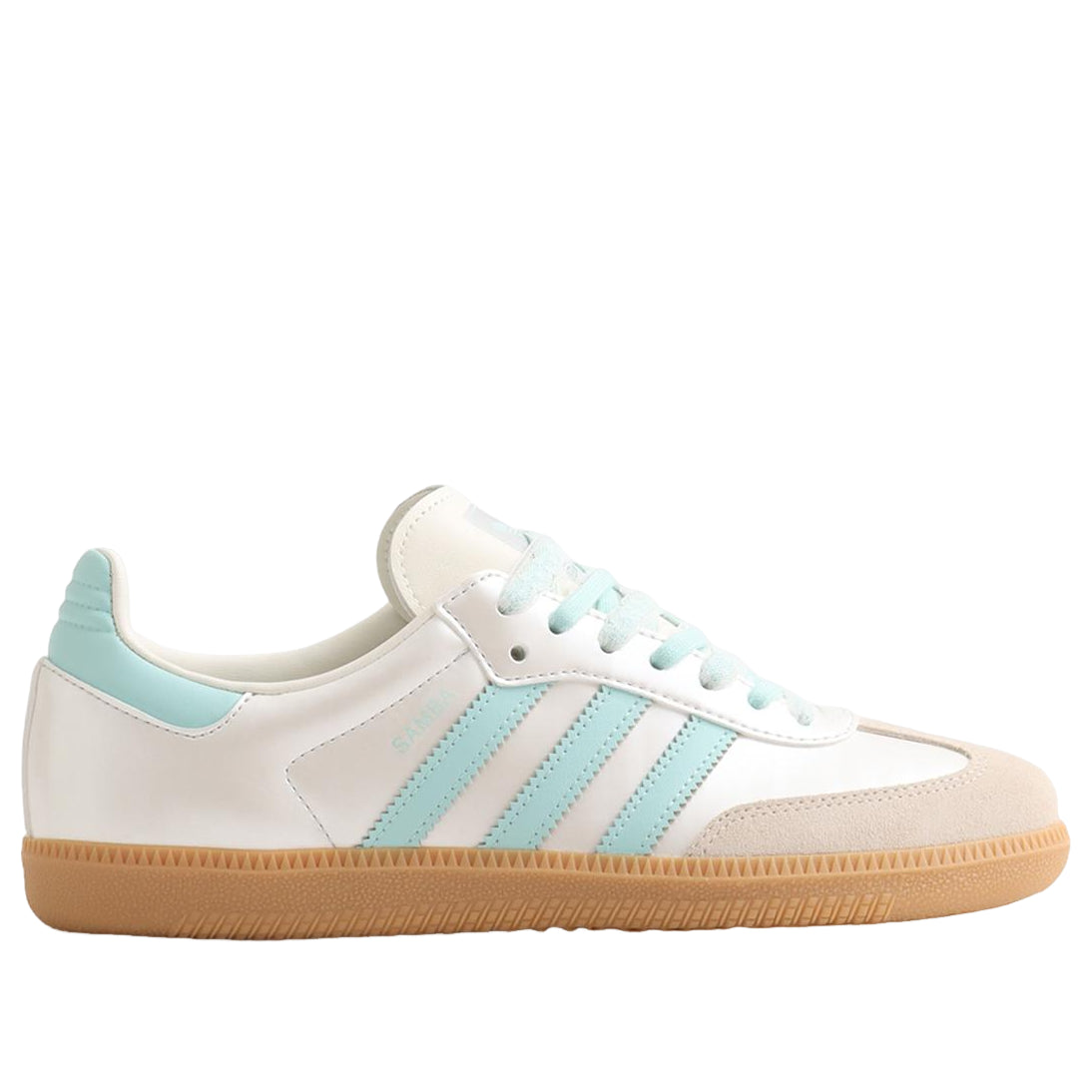 (WMNS) adidas Samba 'Off White Semi Flash Aqua' KJ4304