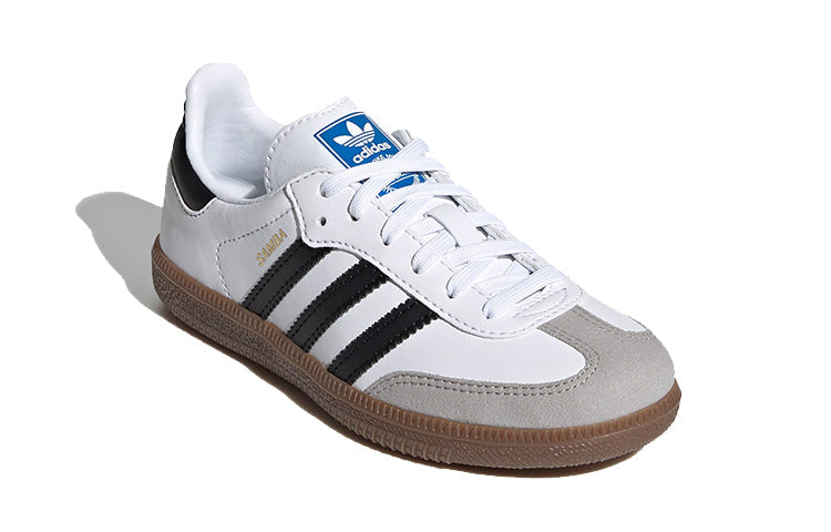 (GS) adidas Samba OG J 'White Black Gum' GZ8346