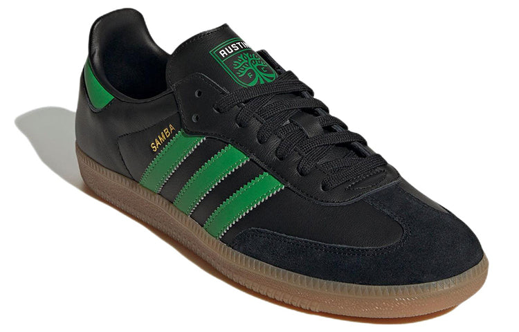 adidas Samba Austin FC Shoes 'Black Real Green' HQ7035