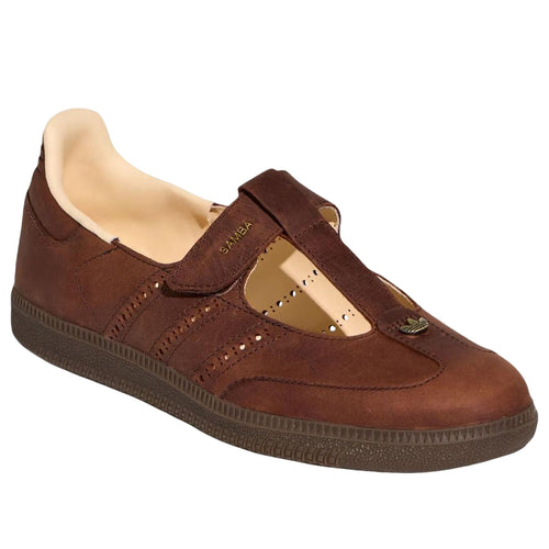 (WMNS) adidas Samba Jane 'Brown Crystal Sand Gum' HP7130