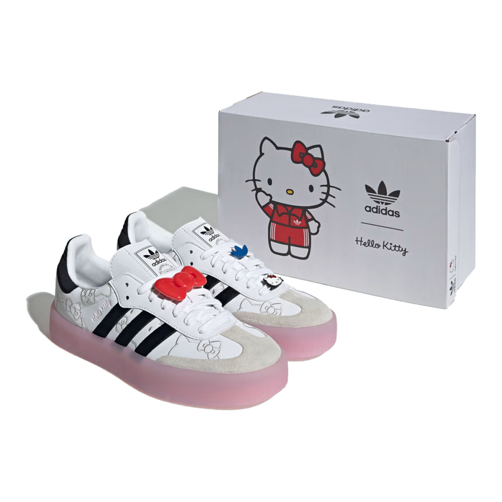 (WMNS) adidas x Hello Kitty Sambae 'White Black Clear Pink' IG4450