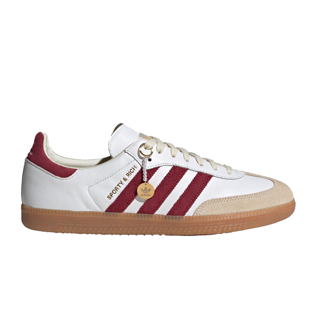 adidas x Sporty & Rich Samba OG 'White Collegiate Burgundy' IF5660