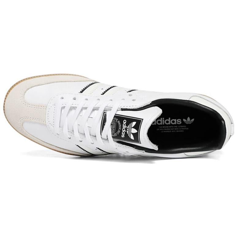 (GS) adidas Samba OG 'Double White Black Gum' IH5585