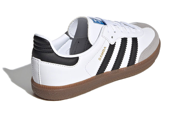 (GS) adidas Samba OG J 'White Black Gum' GZ8346