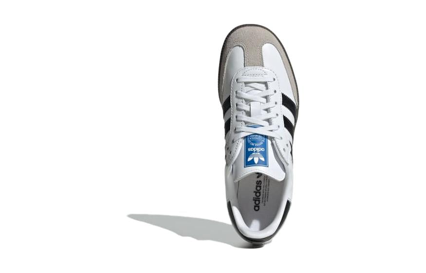 (GS) adidas Samba OG J 'White Black Gum' IE3675