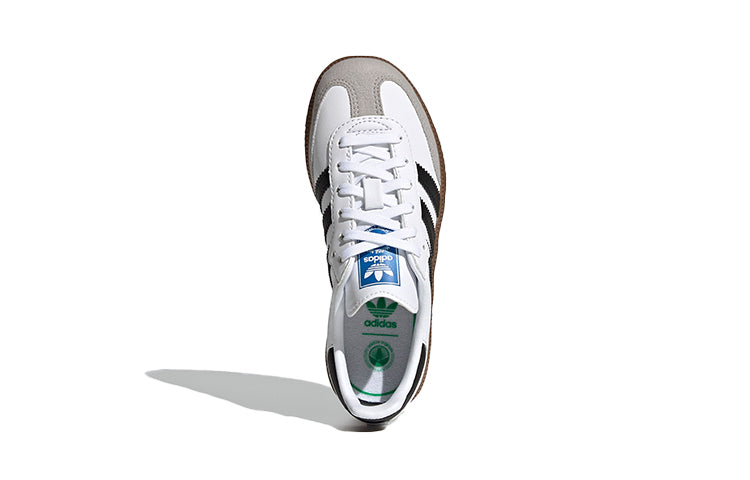 (GS) adidas Samba OG J 'White Black Gum' GZ8346