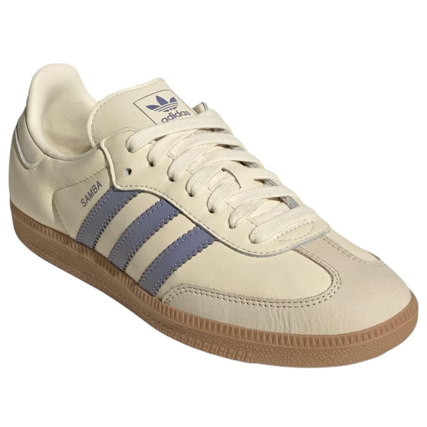 (WMNS) adidas Samba 'Cream White Silver Violet' JS1362