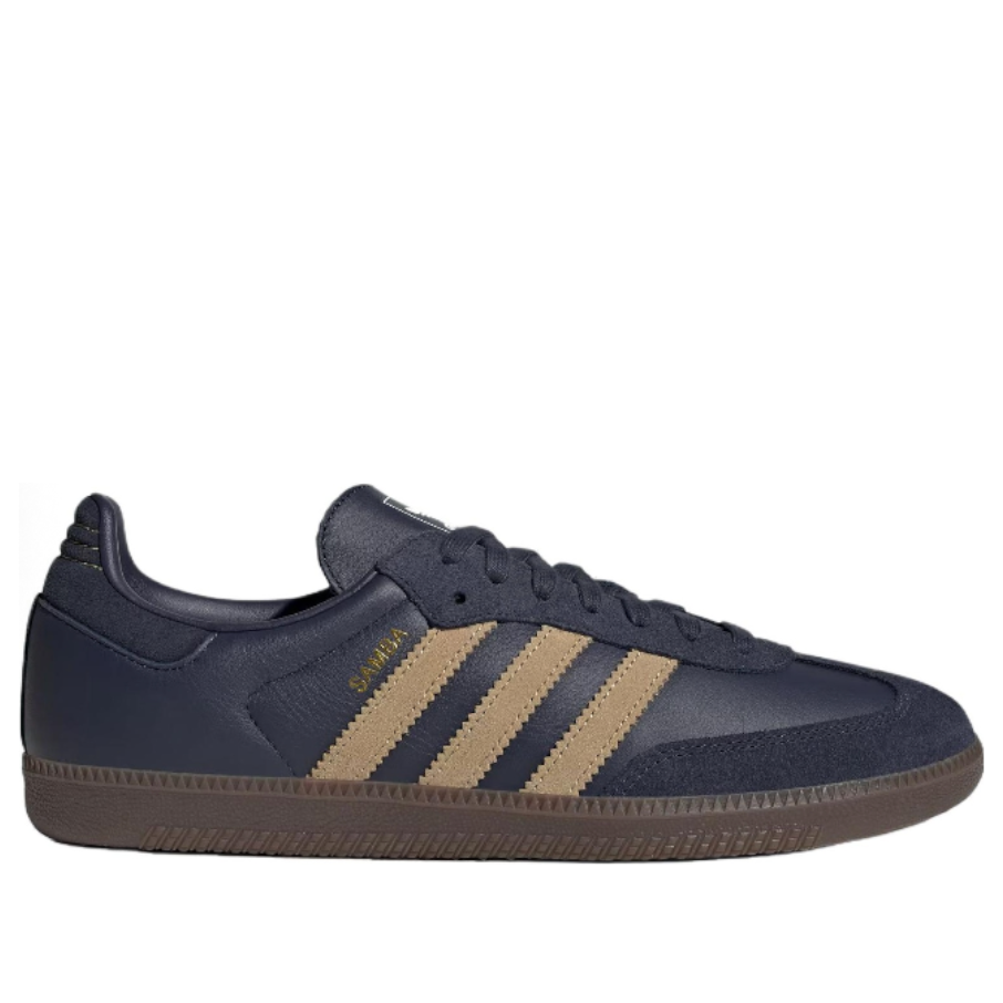 adidas Samba 'Shadow Navy Golden Beige Gum' JR0894