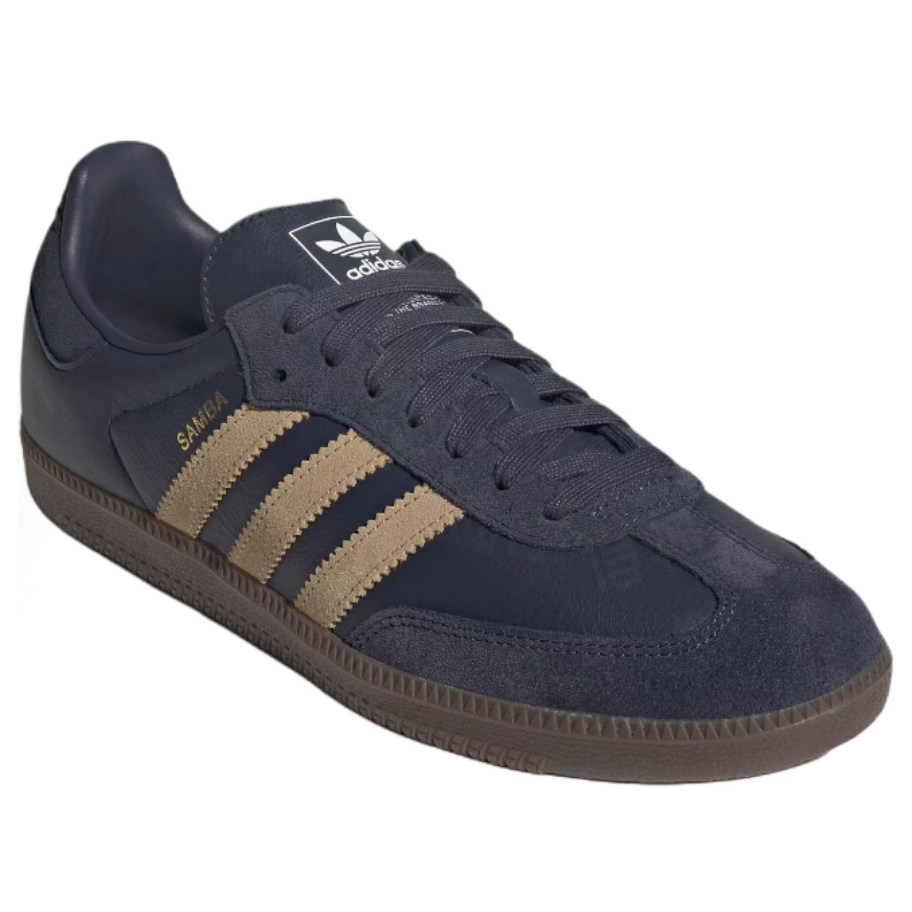 adidas Samba 'Shadow Navy Golden Beige Gum' JR0894