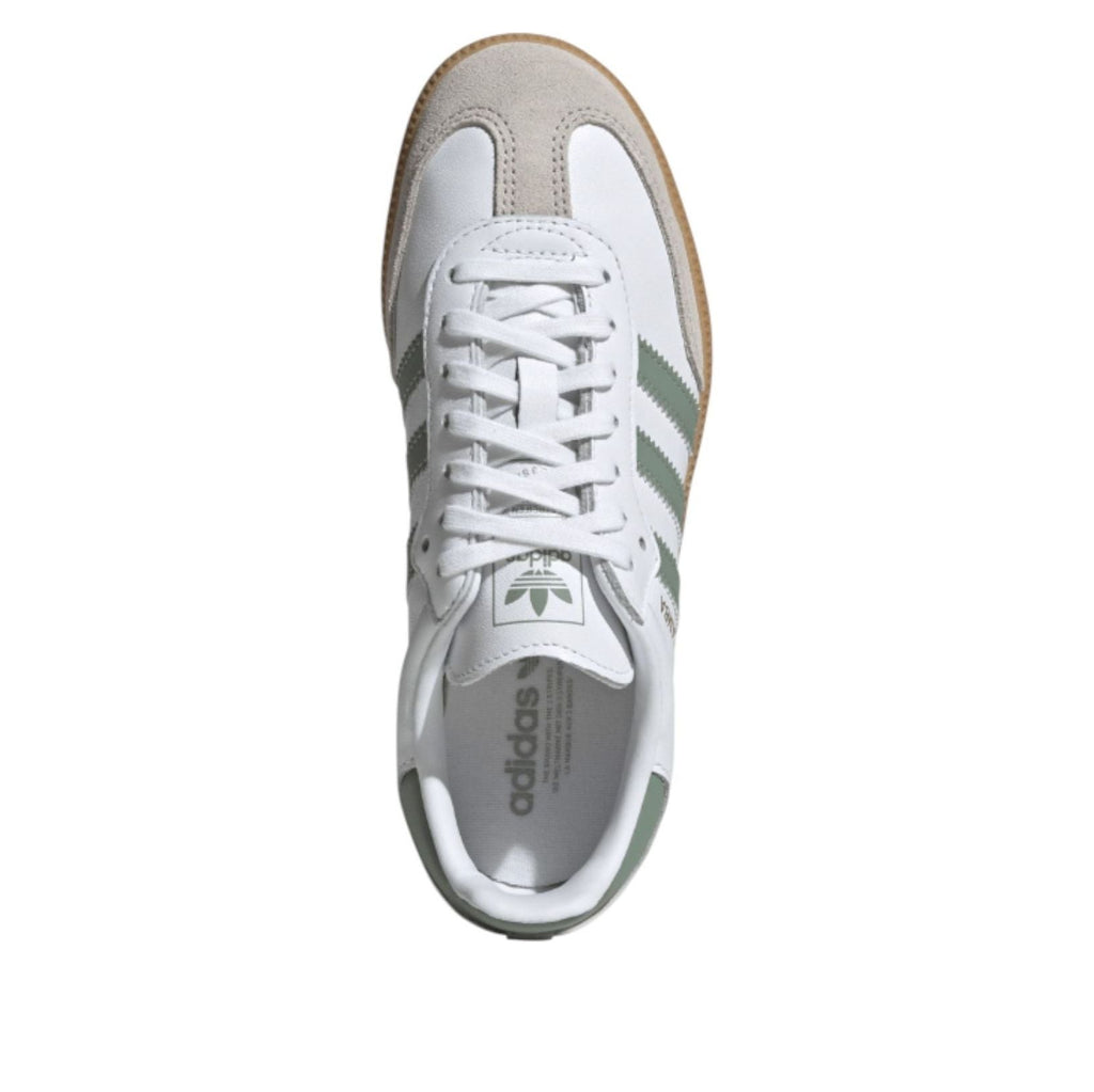 (GS) adidas Samba OG 'Cloud White Silver Green' JP5479