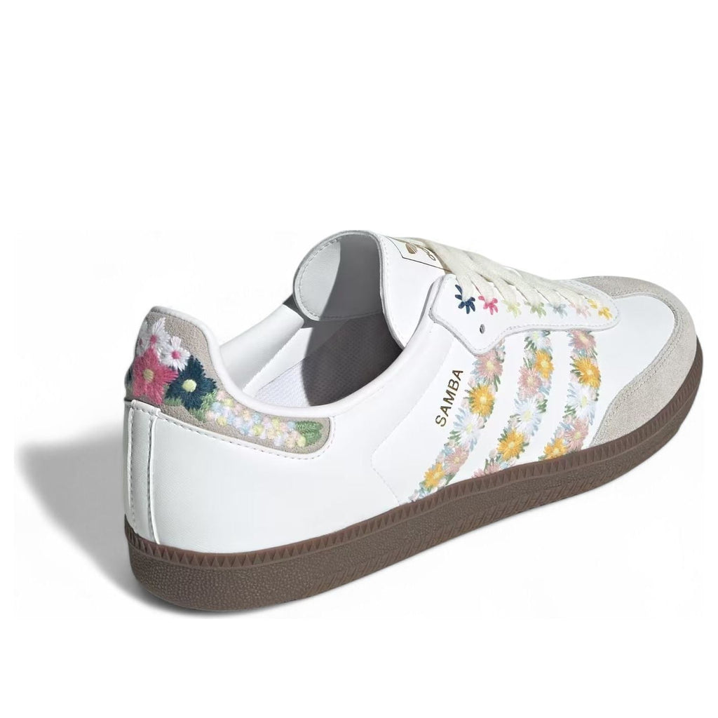 adidas Samba OG Satin 'Floral Cloud White Clear Granite' HQ5155