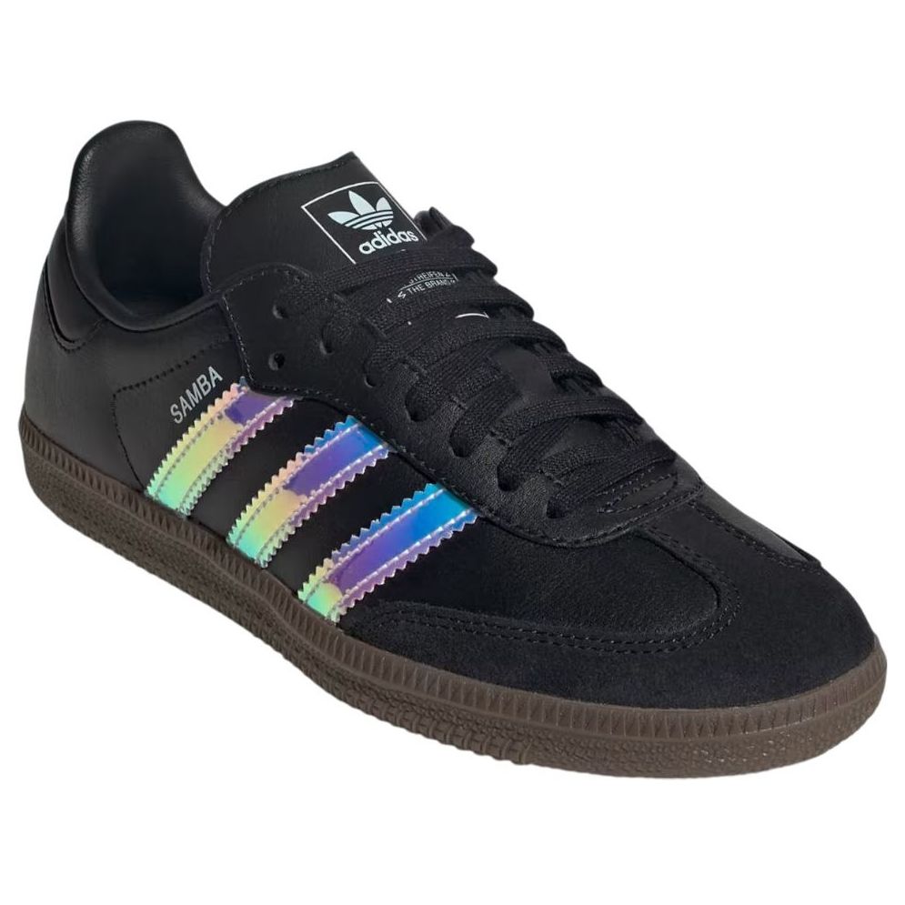 (GS) adidas Samba 'Black Iridescent Stripes'  JQ2852