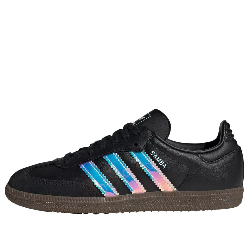 (GS) adidas Samba 'Black Iridescent Stripes'  JQ2852