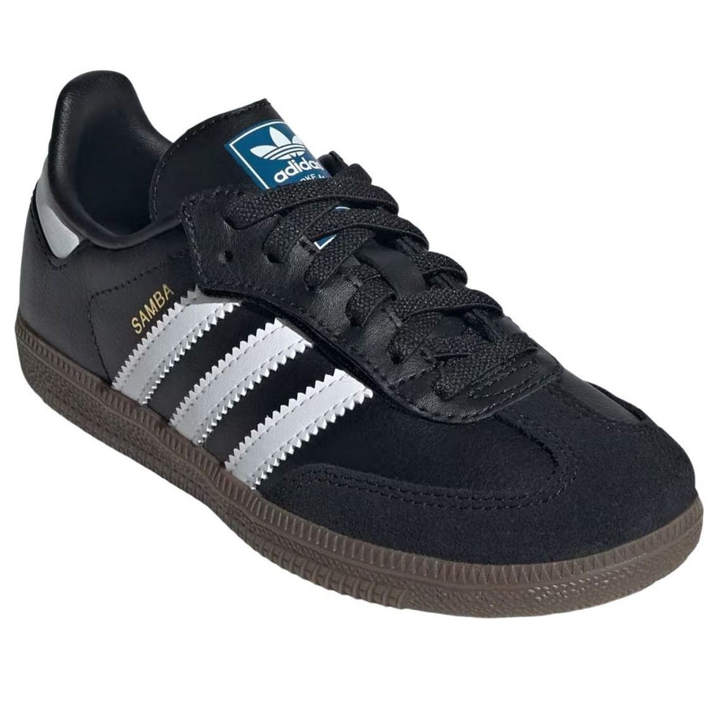 (PS) adidas Samba OG Elastic Lace 'Black White' JQ6390