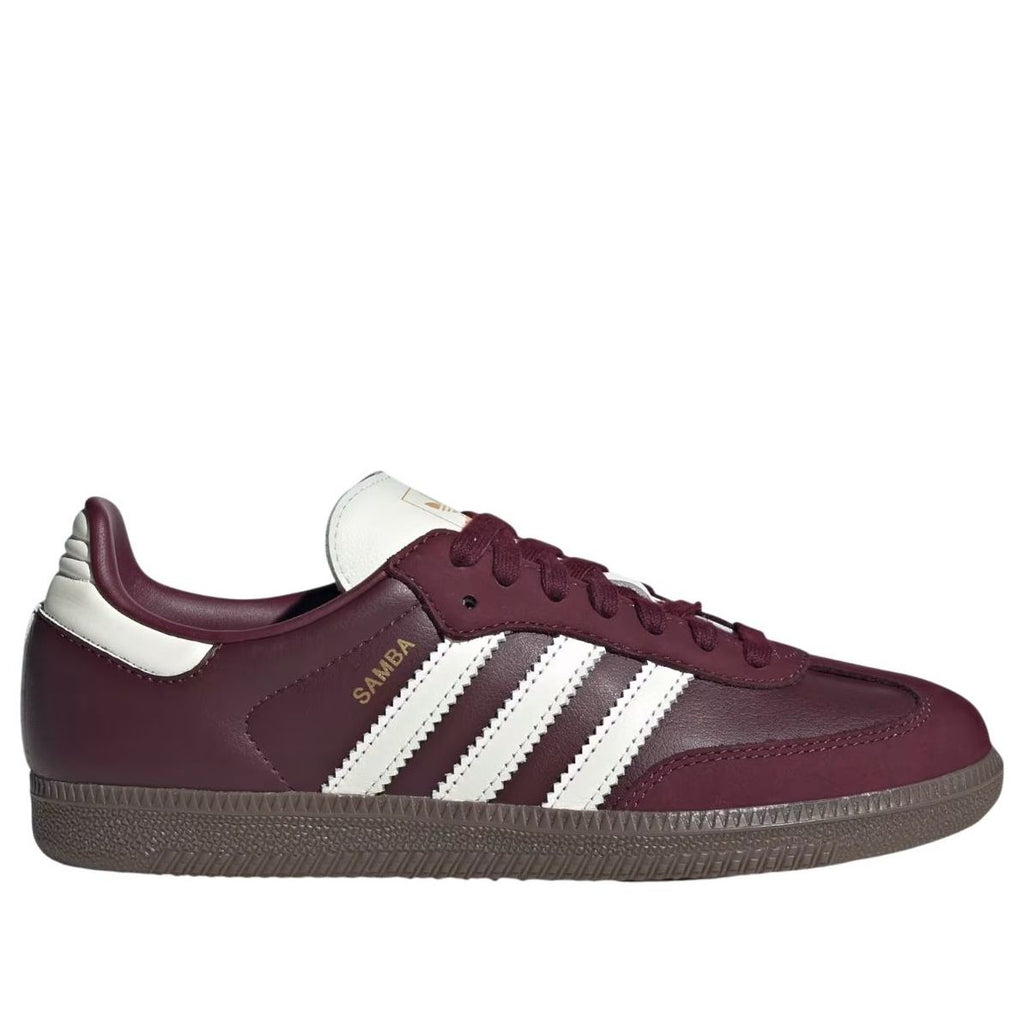 (WMNS) adidas Samba 'Maroon Off White' JR8844