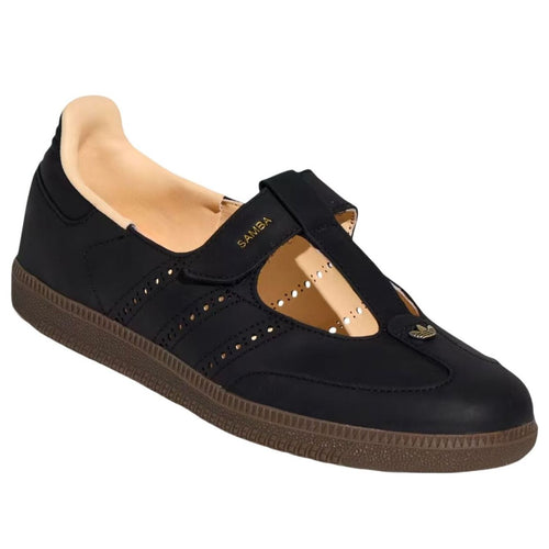 (WMNS) adidas Samba Jane 'Black Crystal Sand Gum' KJ3970