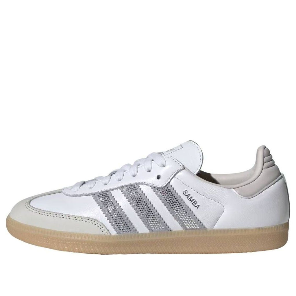 (WMNS) adidas Samba OG 'White Silver Metallic' KK0063