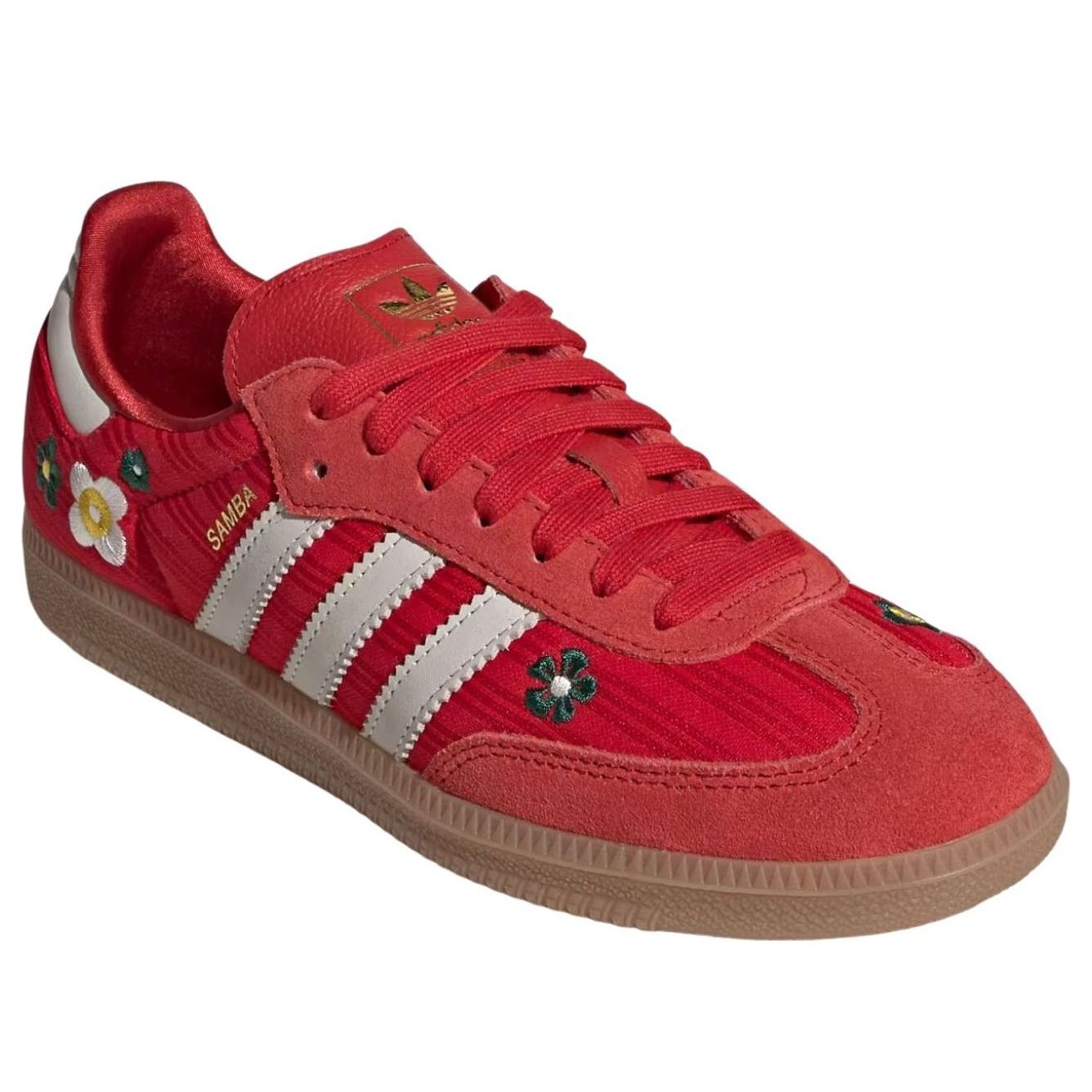 (WMNS) adidas Samba 'Red Off White Gum' IH9056