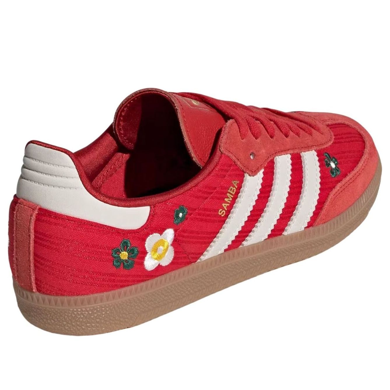 (WMNS) adidas Samba 'Red Off White Gum' IH9056