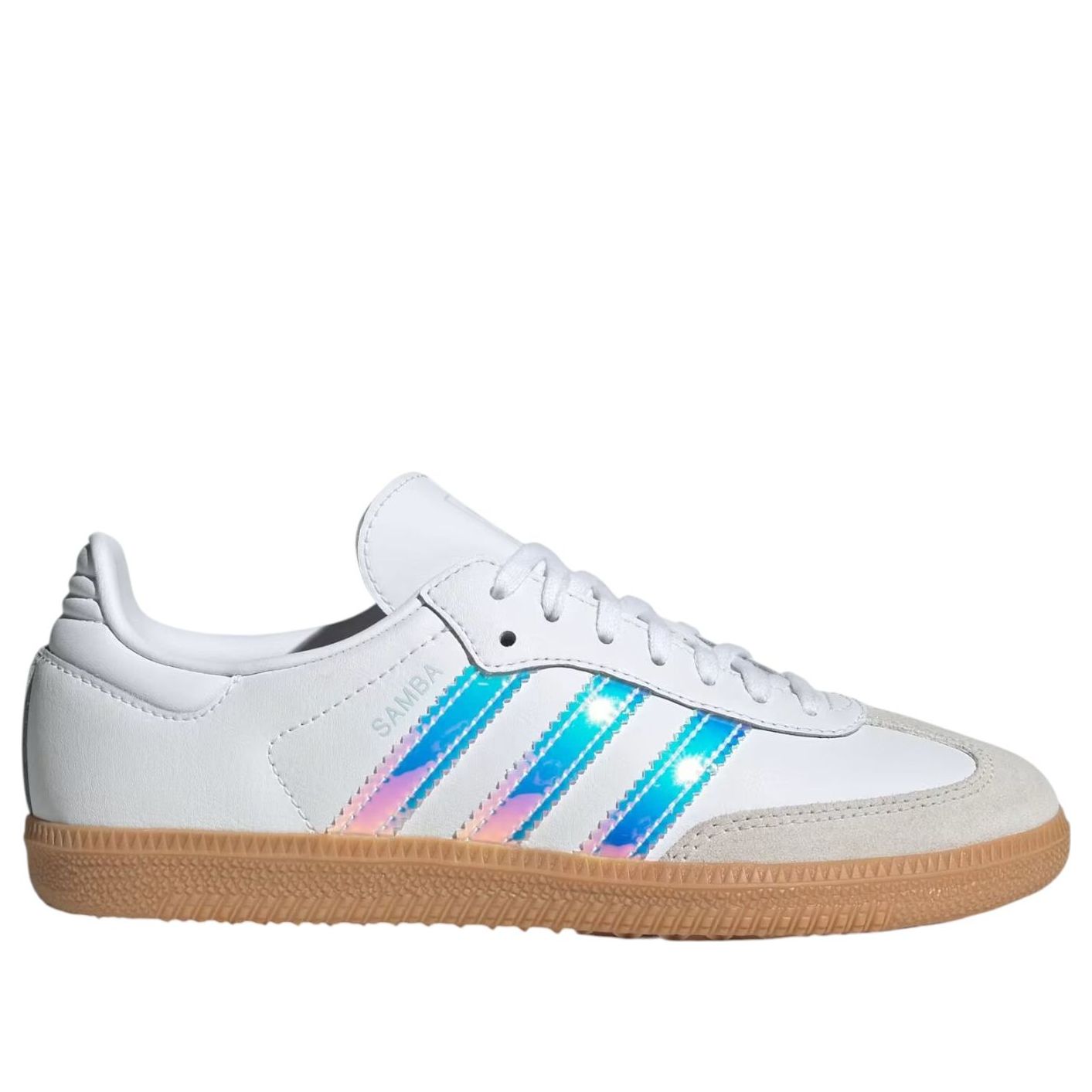 (GS) adidas Samba 'White Iridescent Stripes' JQ2851