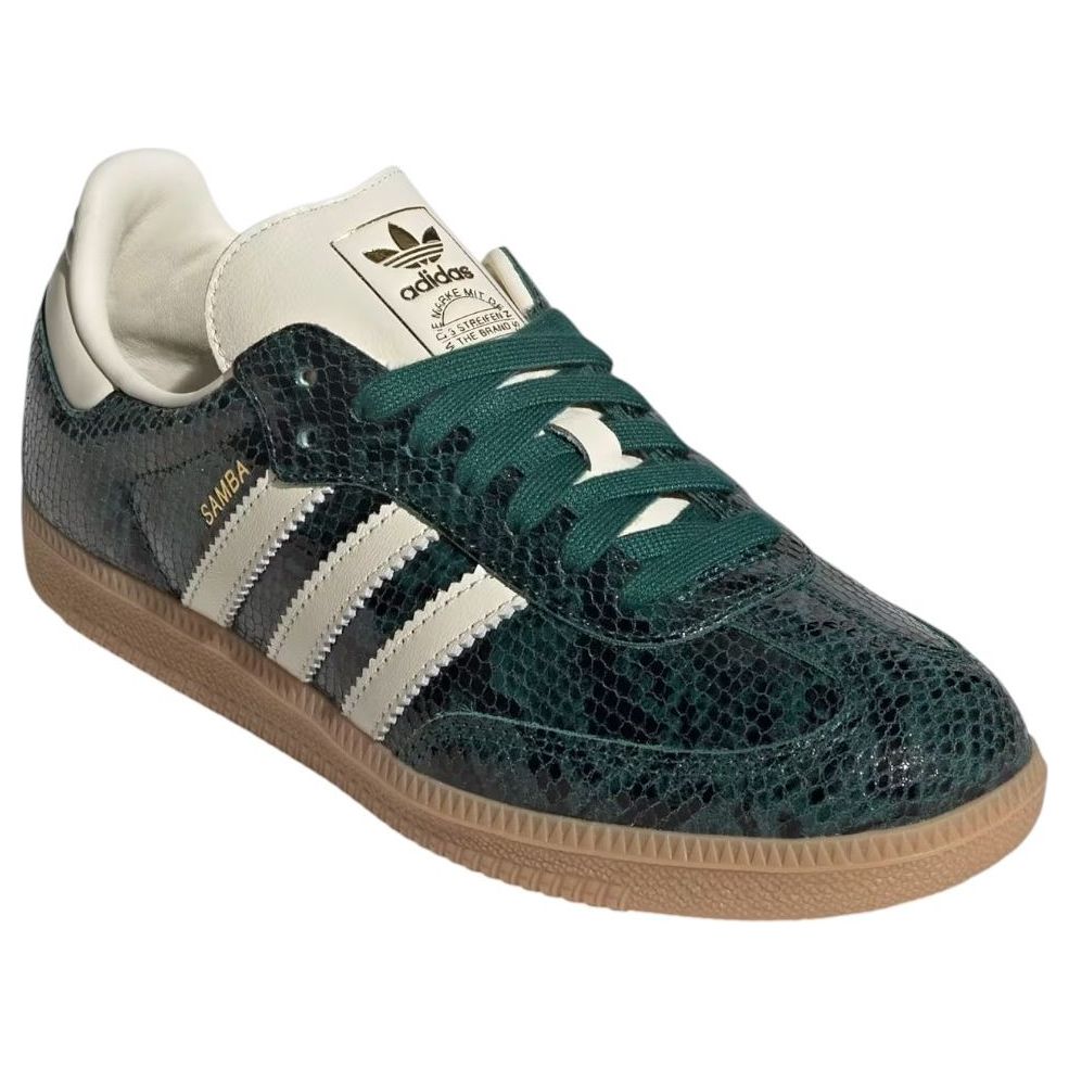 (WMNS) adidas Samba OG Faux Snakeskin 'Collegiate Green' JR8848