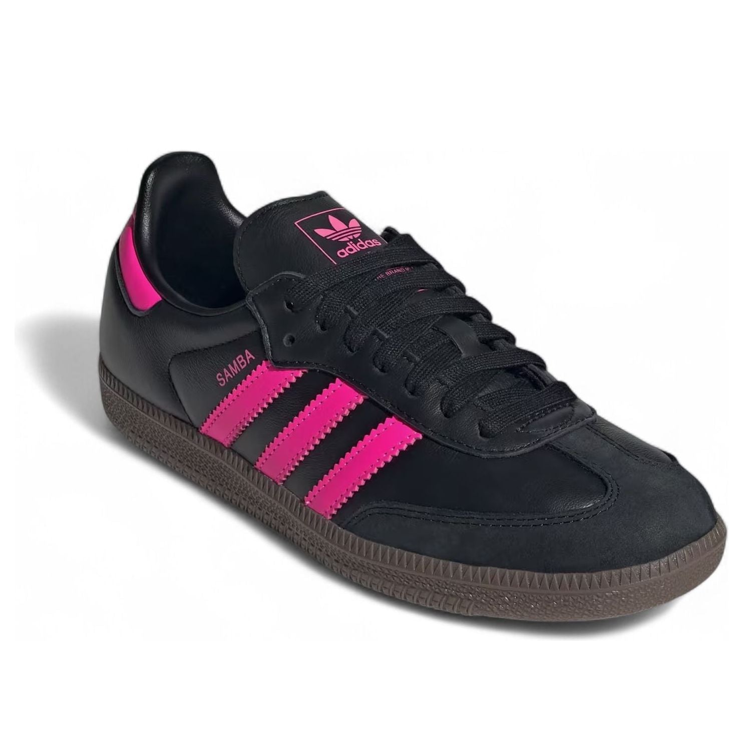 (WMNS) adidas Samba OG 'Black Lucid Pink' JS1386