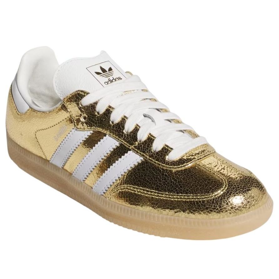 (WMNS) adidas Samba OG 'Gold Metallic Cracked Leather' KI5719