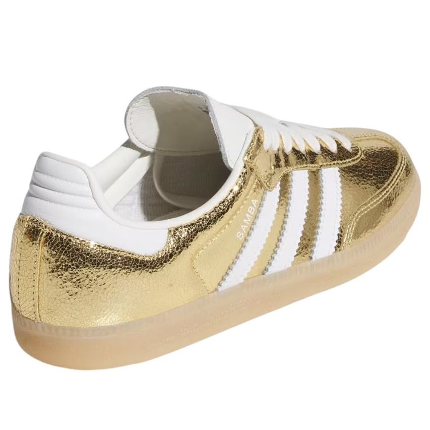(WMNS) adidas Samba OG 'Gold Metallic Cracked Leather' KI5719