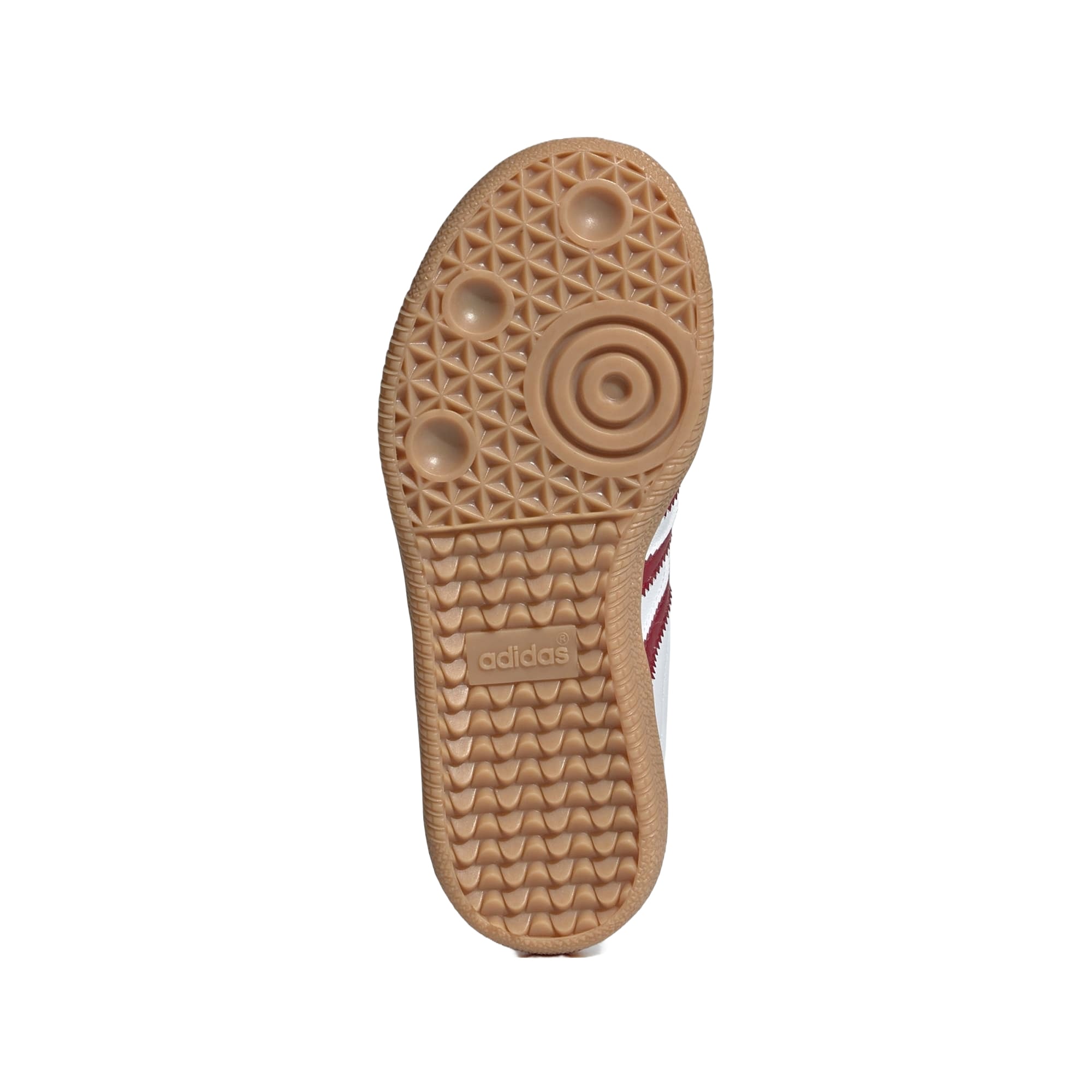 (PS) adidas Samba OG 'White Collegiate Burgundy Gum' IE1333