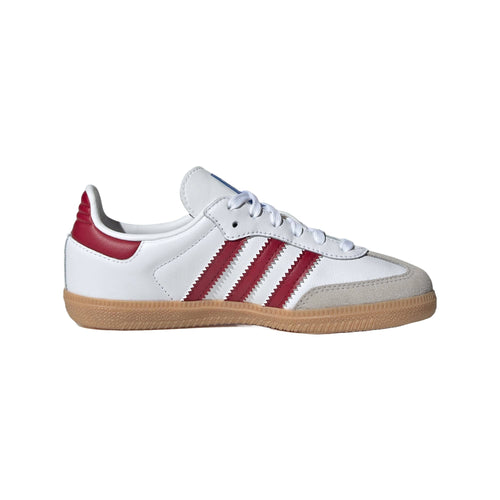 (PS) adidas Samba OG 'White Collegiate Burgundy Gum' IE1333