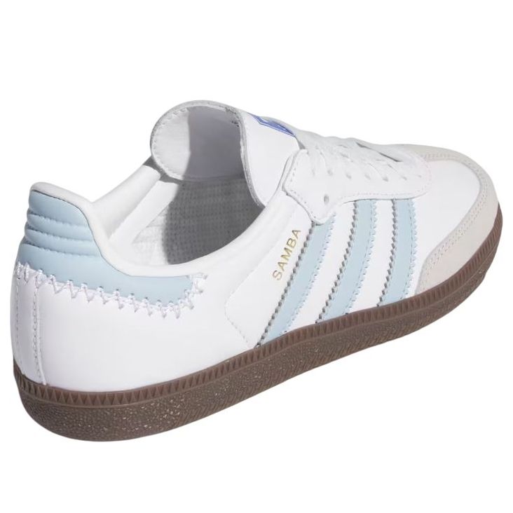 (GS) adidas Samba OG 'Cloud White Light Blue' JI2009
