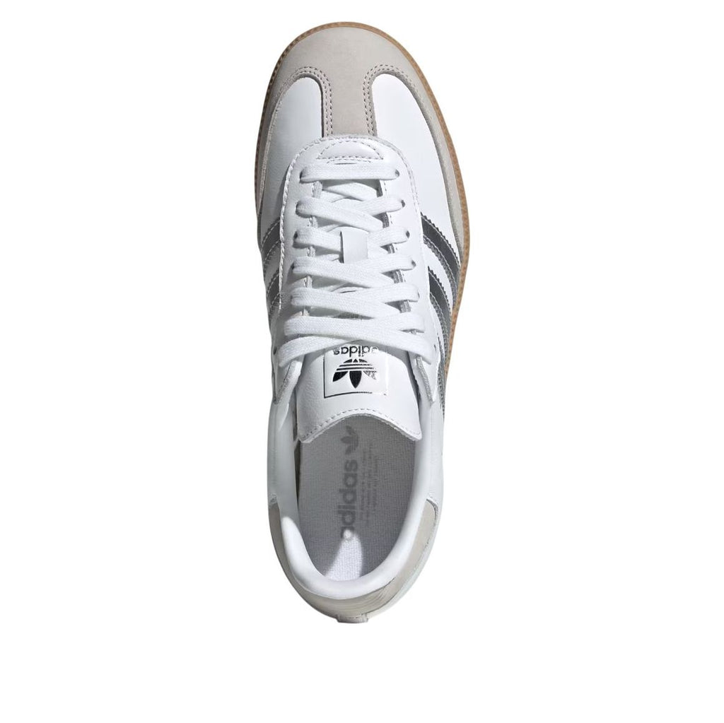 (WMNS) adidas Samba OG 'White Silver Metallic Grey' JI2725
