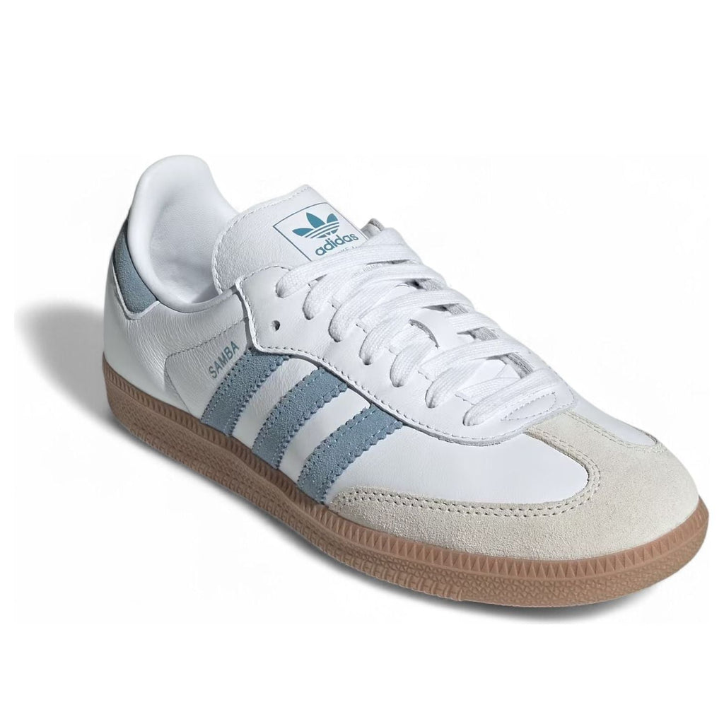 (WMNS) adidas Samba OG 'Cloud White Ash Blue' JS1391