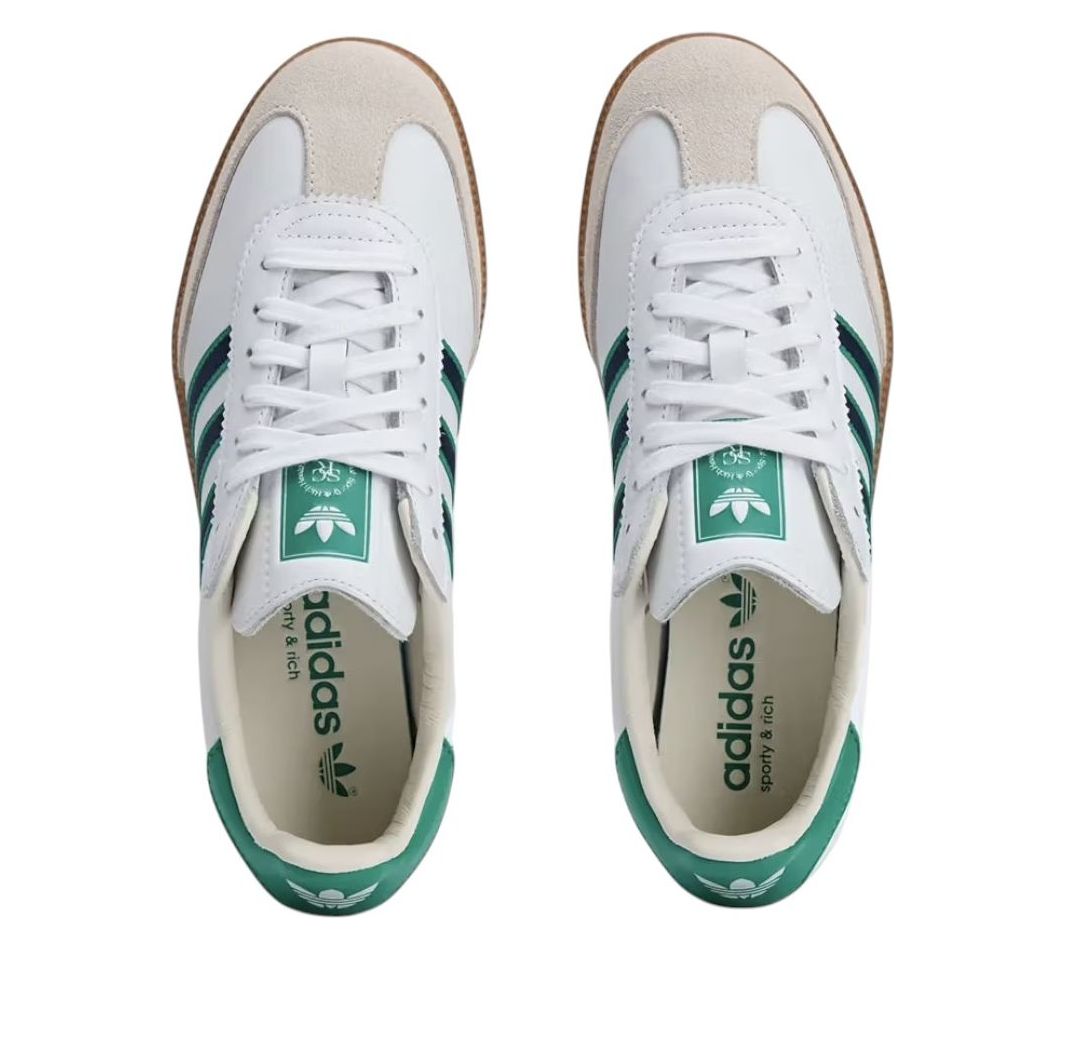 adidas x Sporty & Rich Samba 'White Green' JQ1353
