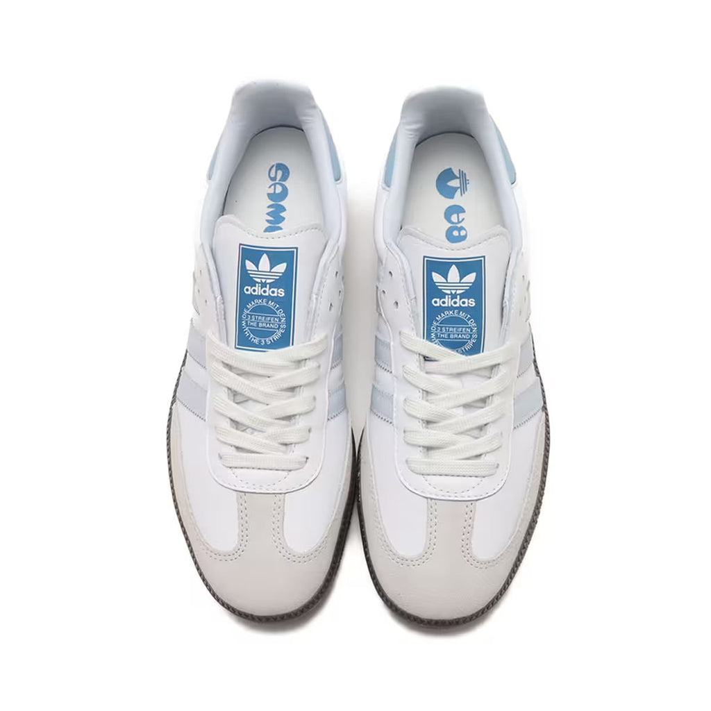 adidas Samba OG 'White Halo Blue Gum' ID2055