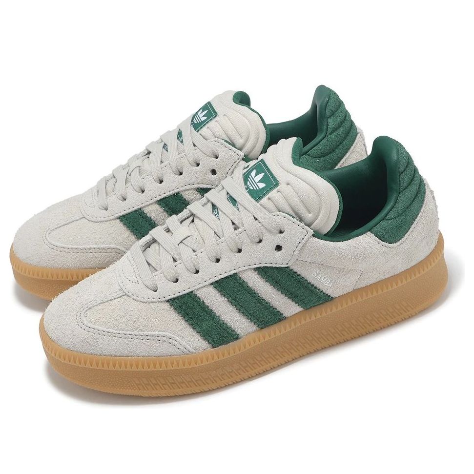 adidas Samba XLG 'Putty Grey Collegiate Green' JI3197